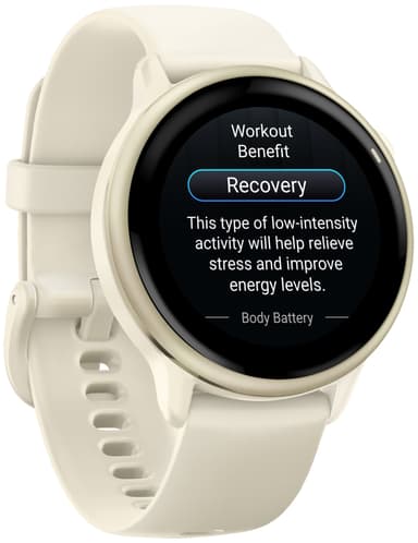 Garmin Vivoactive 6 smartklokke 42mm (Bone/Lunar Gold)
