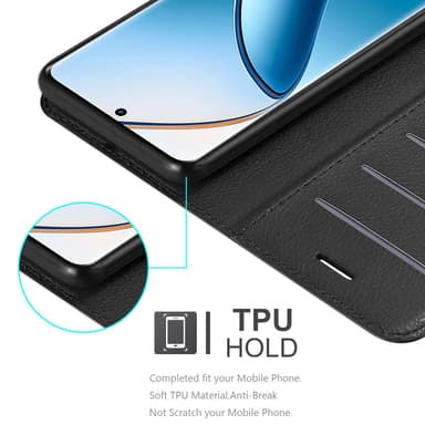 Realme 12 Pro Deksel Etui Case (Svart)