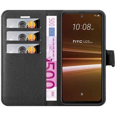 HTC U23 PRO Deksel Etui Case (Svart)