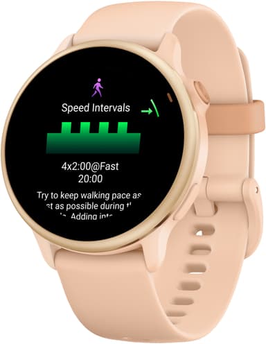 Garmin Vivoactive 6 smartklokke 42mm (Pink Dawn)
