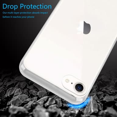 iPhone SE4 deksel case cover (Gjennomsiktig)