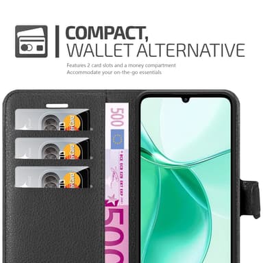 ZTE Blade A35 / A55 Deksel Etui Case (Svart)
