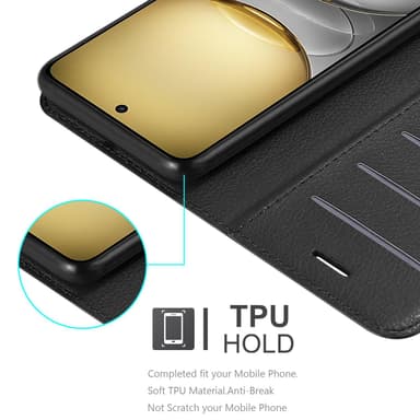 Realme C75 Deksel Etui Case (Svart)