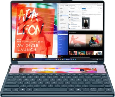 Lenovo Yoga Book 9i 2-i-1 bærbar PC U7-255H/32GB/1024