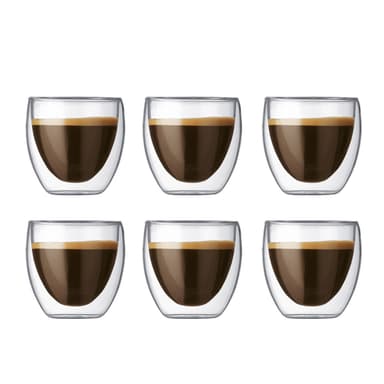 Bodum 6 stk glass PAVINA 0.08 L