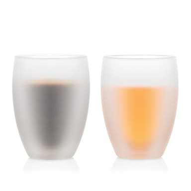 Bodum 2 PAVINA dobbeltveggede glass med et lag silikon 0.35 l PAVINA 0.35 L