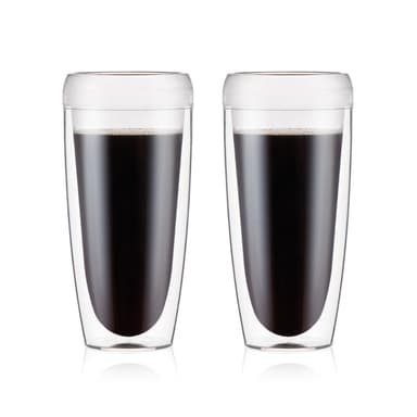 Bodum 2 pk dobbeltvegget glass PAVINA TO GO 0.6 L
