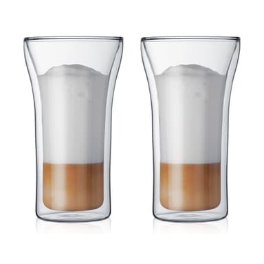 Bodum 2 pk glass ASSAM 0.4 L