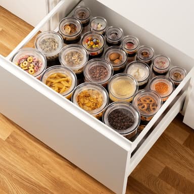 Bodum Lagring krukker satt 4 x 0,25 / 3 x 0,6 / 3 x 1L / 2 x 2L PRESSO