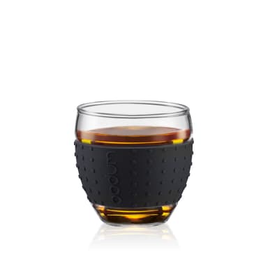Bodum 2 pk glass med silikonbånd PAVINA 0.1 L
