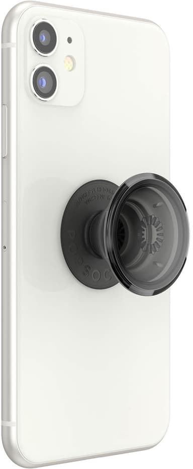 Popsockets mobiltelefongrep (gjennomskinnelig sort)