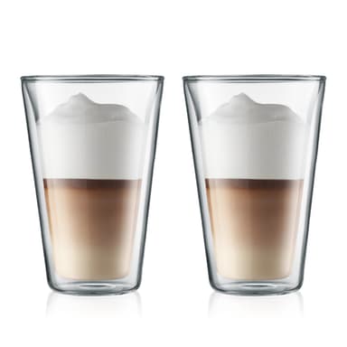 Bodum 2 pk glass CANTEEN 0.4 L