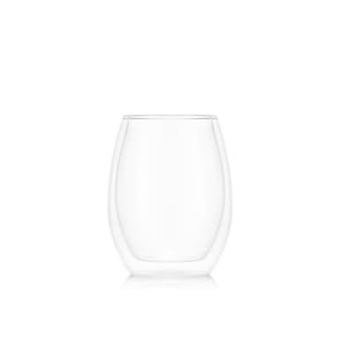 Bodum Sett med med 2 dobbeltveggede vinglass- Merlot SKÅL 0.5 L