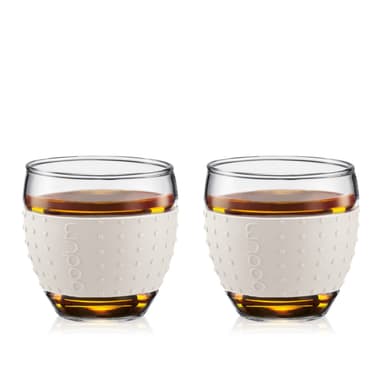 Bodum 2 pk glass med silikonbånd PAVINA 0.35 L