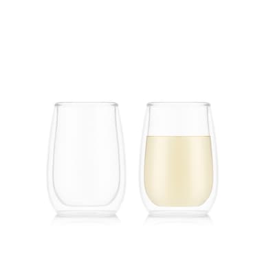 Bodum Sett med med 2 dobbeltveggede vinglass - Riesling SKÅL 0.3 L