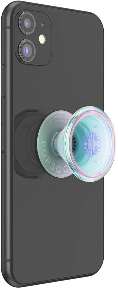 Popsockets mobiltelefongrep (skimrende gjennomsiktig)