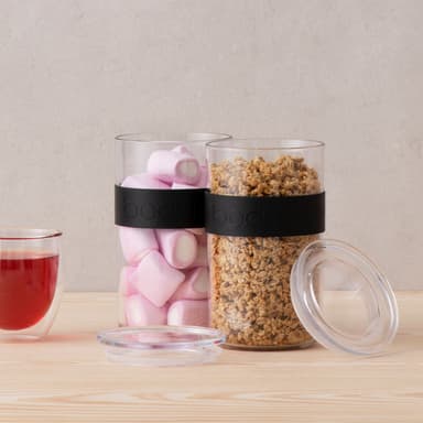 Bodum 2 pk oppbevaringskrukke 0,6 l PRESSO 0.6 L