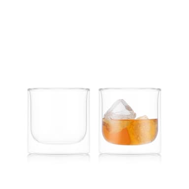 Bodum Sett med med 2 dobbeltveggede whiskyglass SKÅL 0.3 L
