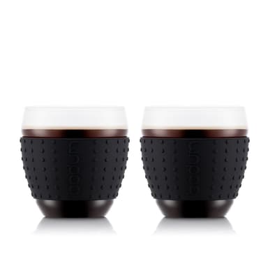 Bodum 2 pk glass med silikonbånd PAVINA 0.35 L