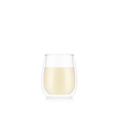 Bodum Sett med med 2 dobbeltveggede vinglass SKÅL 0.25 L