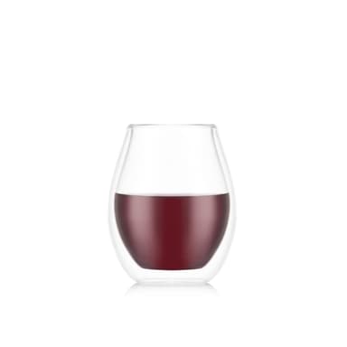 Bodum Sett med med 2 dobbeltveggede vinglass - Syrah,0.45 l SKÅL 0.45 L