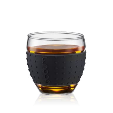 Bodum 2 pk glass med silikonbånd PAVINA 0.35 L