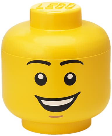 Play LEGO oppbevaringsboks (lykkelig guttehode)