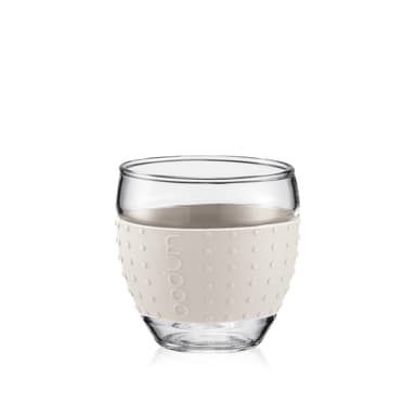 Bodum 2 pk glass med silikonbånd PAVINA 0.1 L
