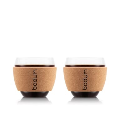 Bodum 2 pk glass PAVINA 0.1 L