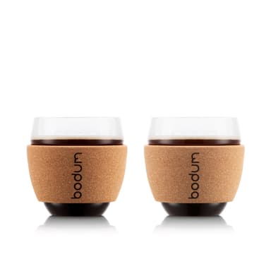 Bodum 2 pk glass PAVINA 0.1 L
