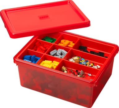 Play LEGO oppbevaringsboks (rød)