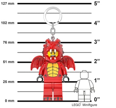 LEGO LED-nøkkelring (dragefyr)