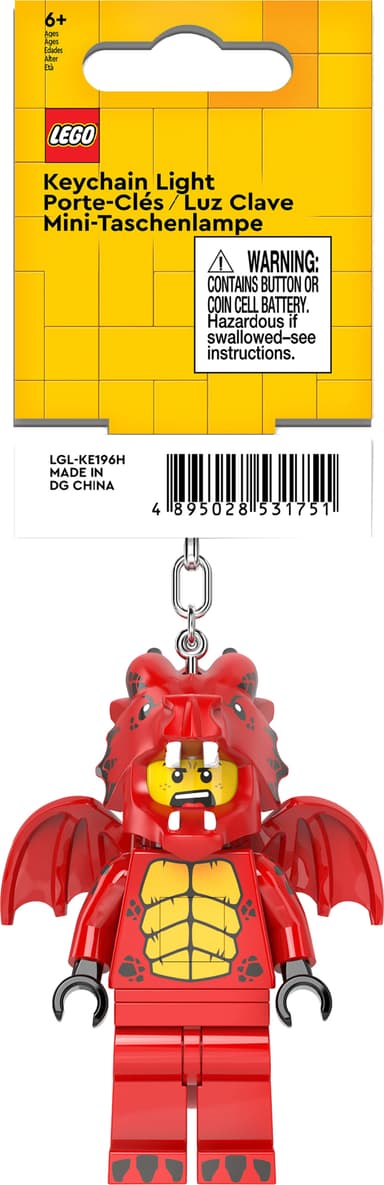 LEGO LED-nøkkelring (dragefyr)