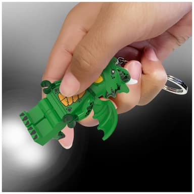 LEGO LED-nøkkelring (grønn dragejente)