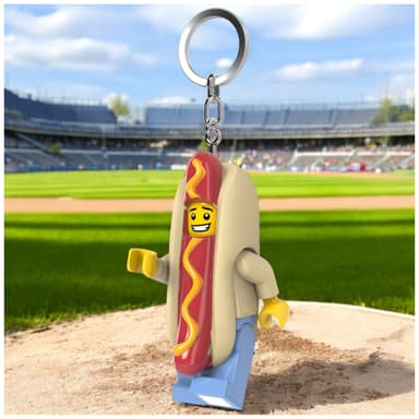 LEGO LED-nøkkelring (hot dog-mann)