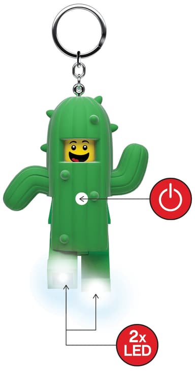 LEGO LED-nøkkelring (kaktusgutt)
