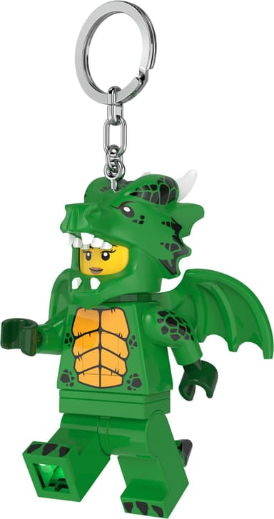 LEGO LED-nøkkelring (grønn dragejente)