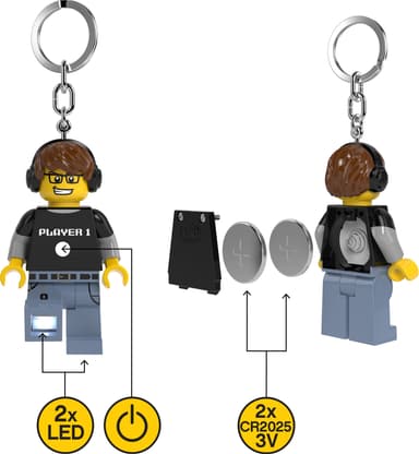 LEGO LED-nøkkelring (TV-spillfyr)