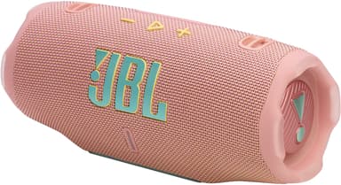 JBL Charge 6 trådløs bærbar høyttaler (rosa)