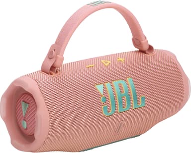 JBL Charge 6 trådløs bærbar høyttaler (rosa)