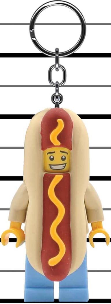 LEGO LED-nøkkelring (hot dog-mann)