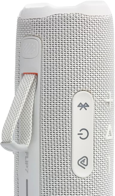 JBL Flip 7 bærbar trådløs høyttaler (hvit)