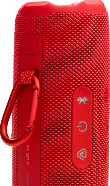 JBL Flip 7 bærbar trådløs høyttaler (rød)