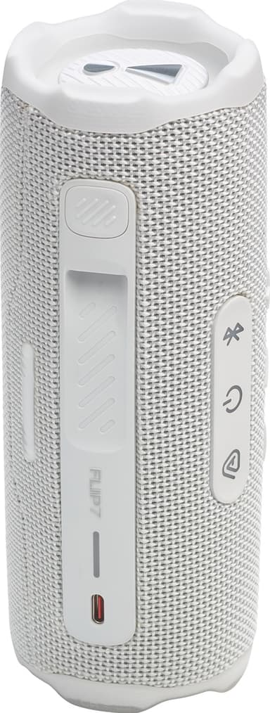 JBL Flip 7 bærbar trådløs høyttaler (hvit)