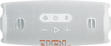 JBL Charge 6 trådløs bærbar høyttaler (hvit)