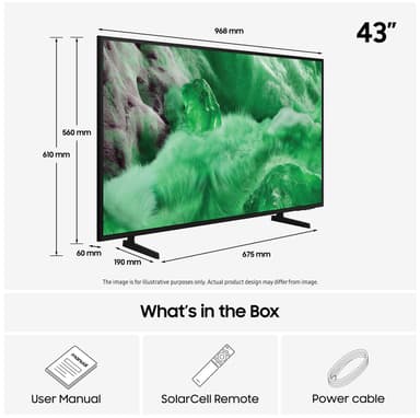 Samsung 43” Q7F3 4K QLED Smart-TV (2025)