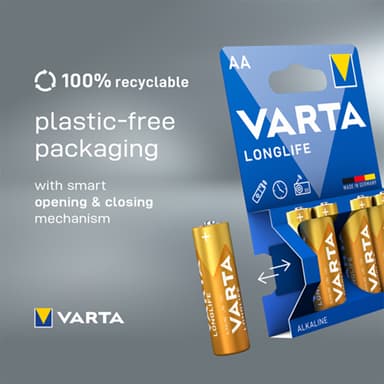 Varta Longlife AA batterier 7042225 (40-pk)