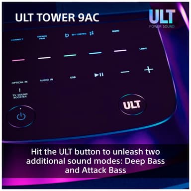 Sony ULT Tower 9AC festhøyttaler (sort)