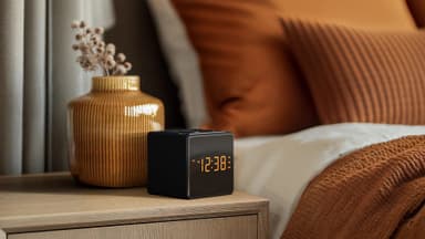 Philips R4500 digital klokkeradio (sort)