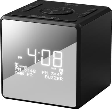 Philips R4600 digital klokkeradio (sølv)